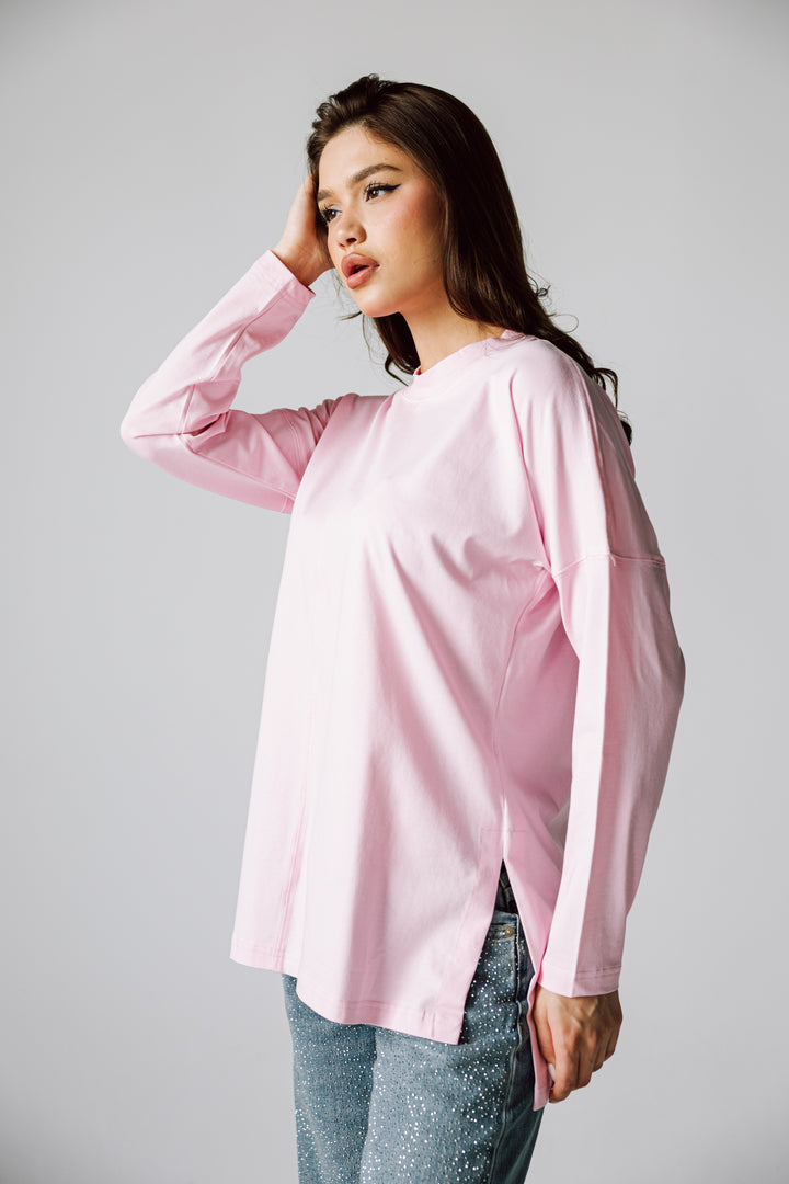 Basic Top In Pink
