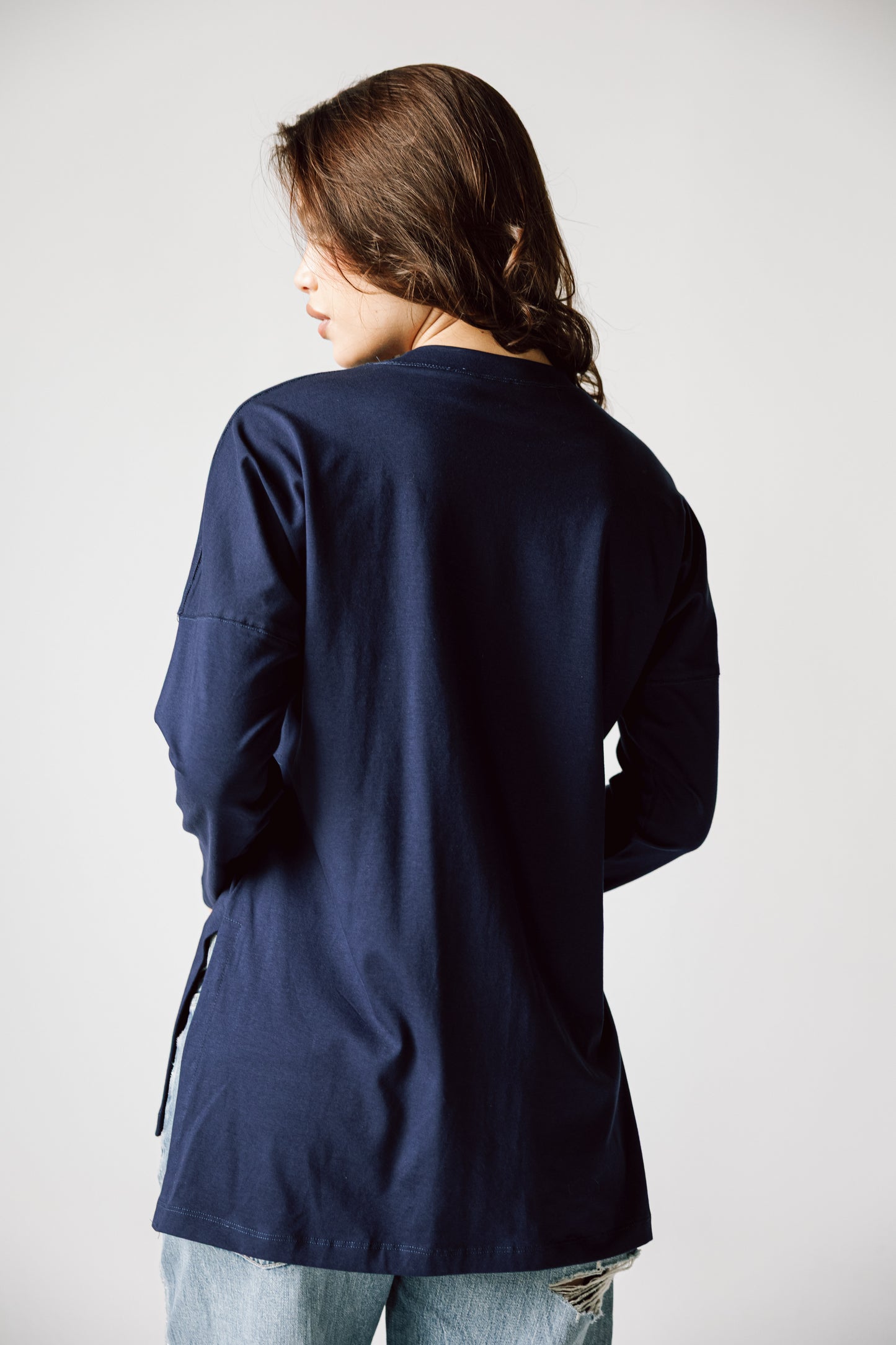 Basic Top In Navy