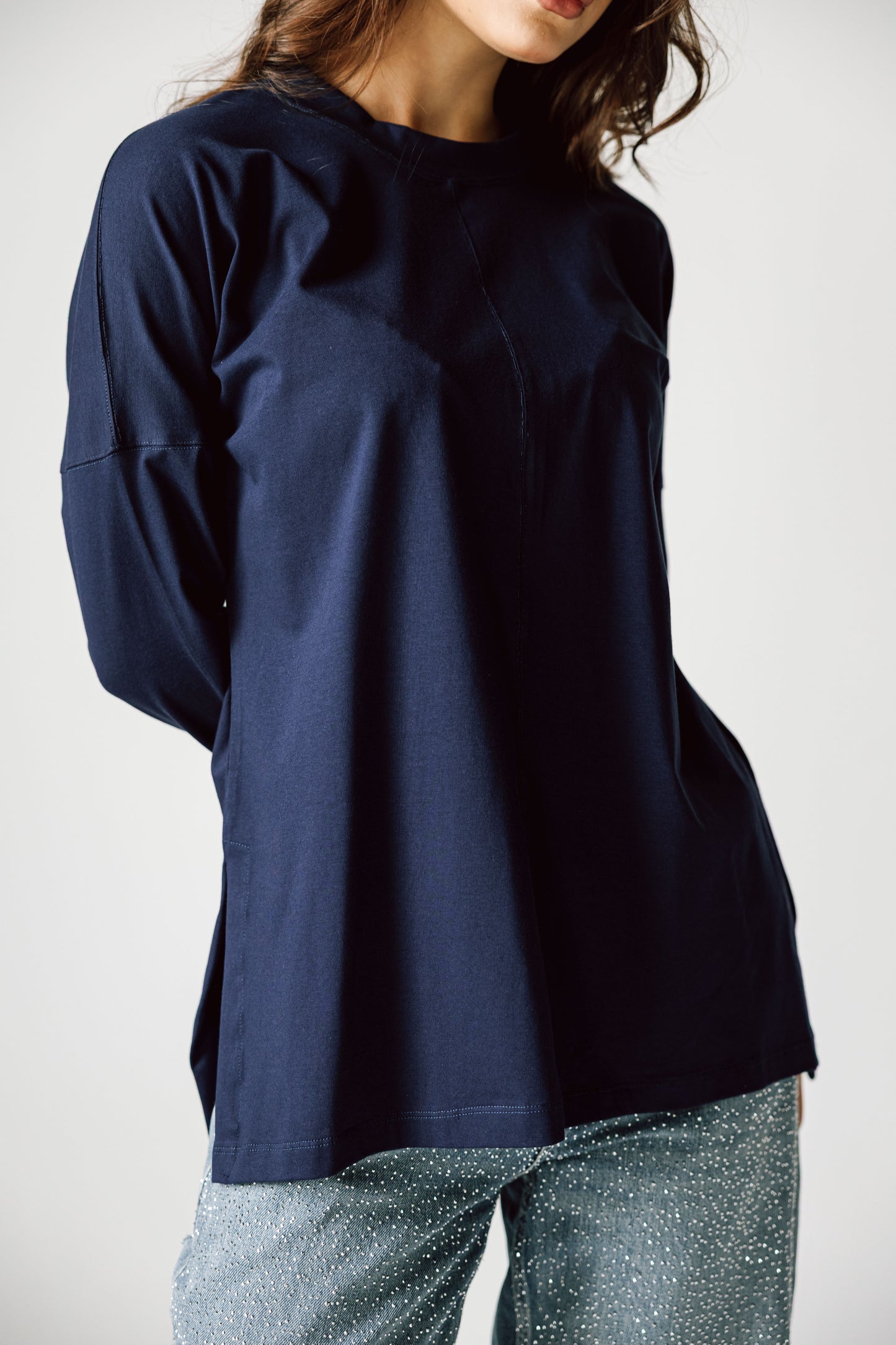 Basic Top In Navy