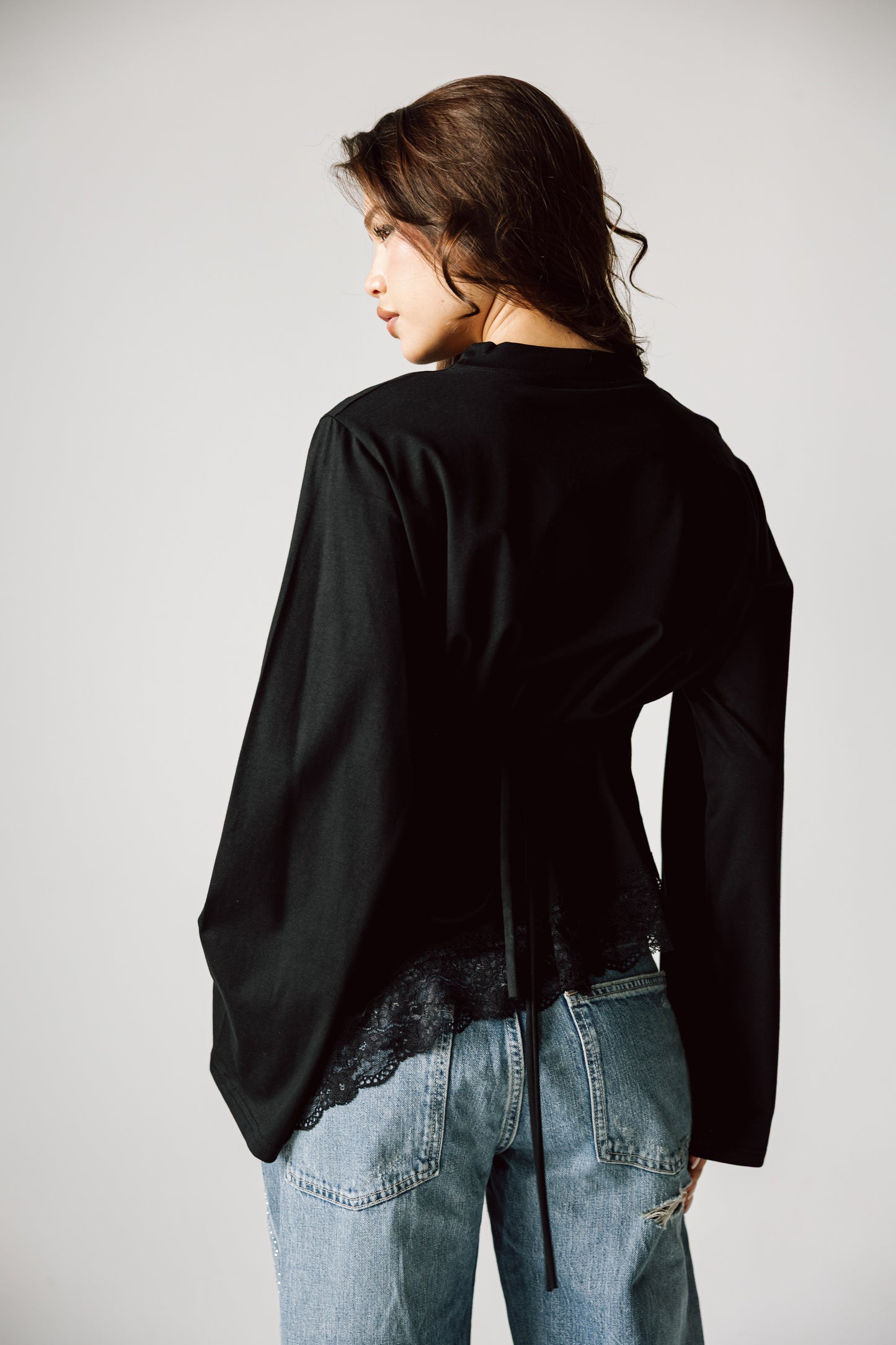 Everyday Lace Top In Black
