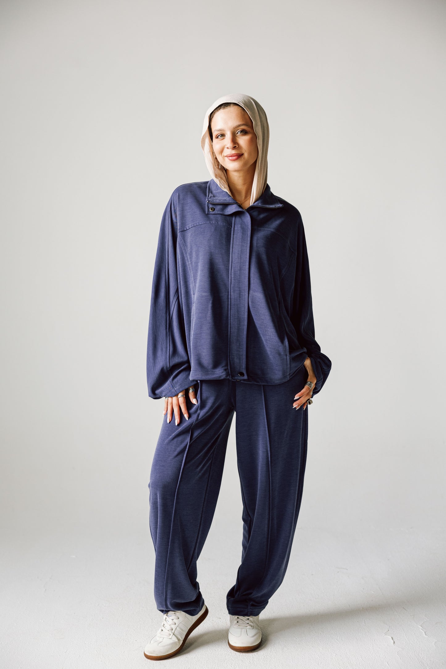 Essential Cotton set In Navy