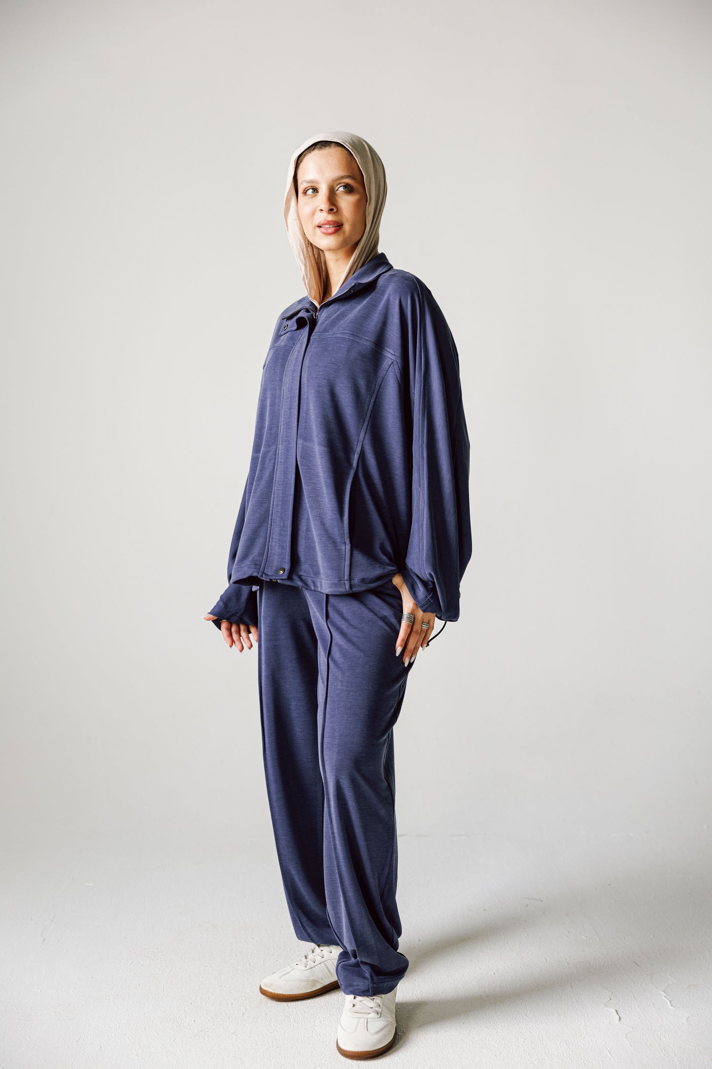 Essential Cotton set In Navy