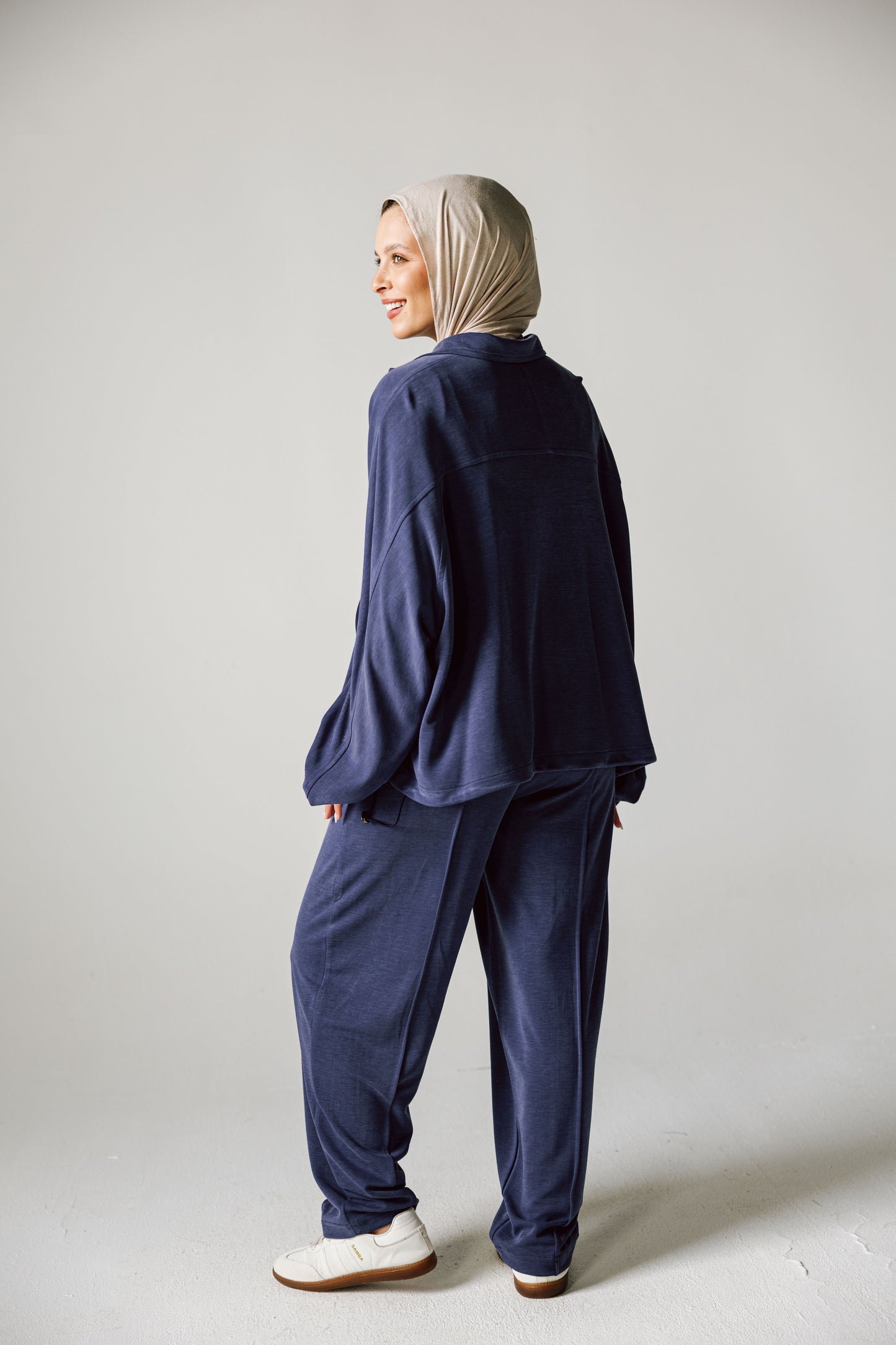 Essential Cotton set In Navy