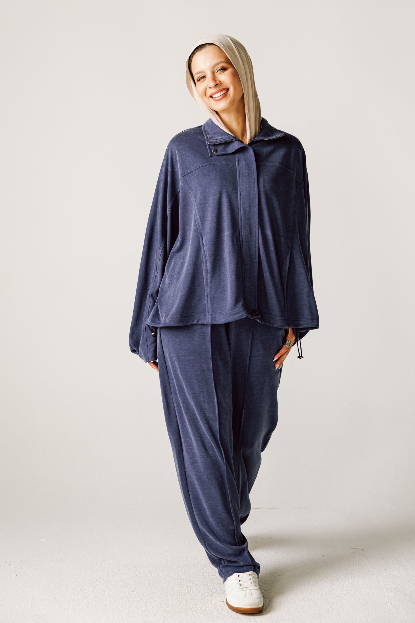 Essential Cotton set In Navy