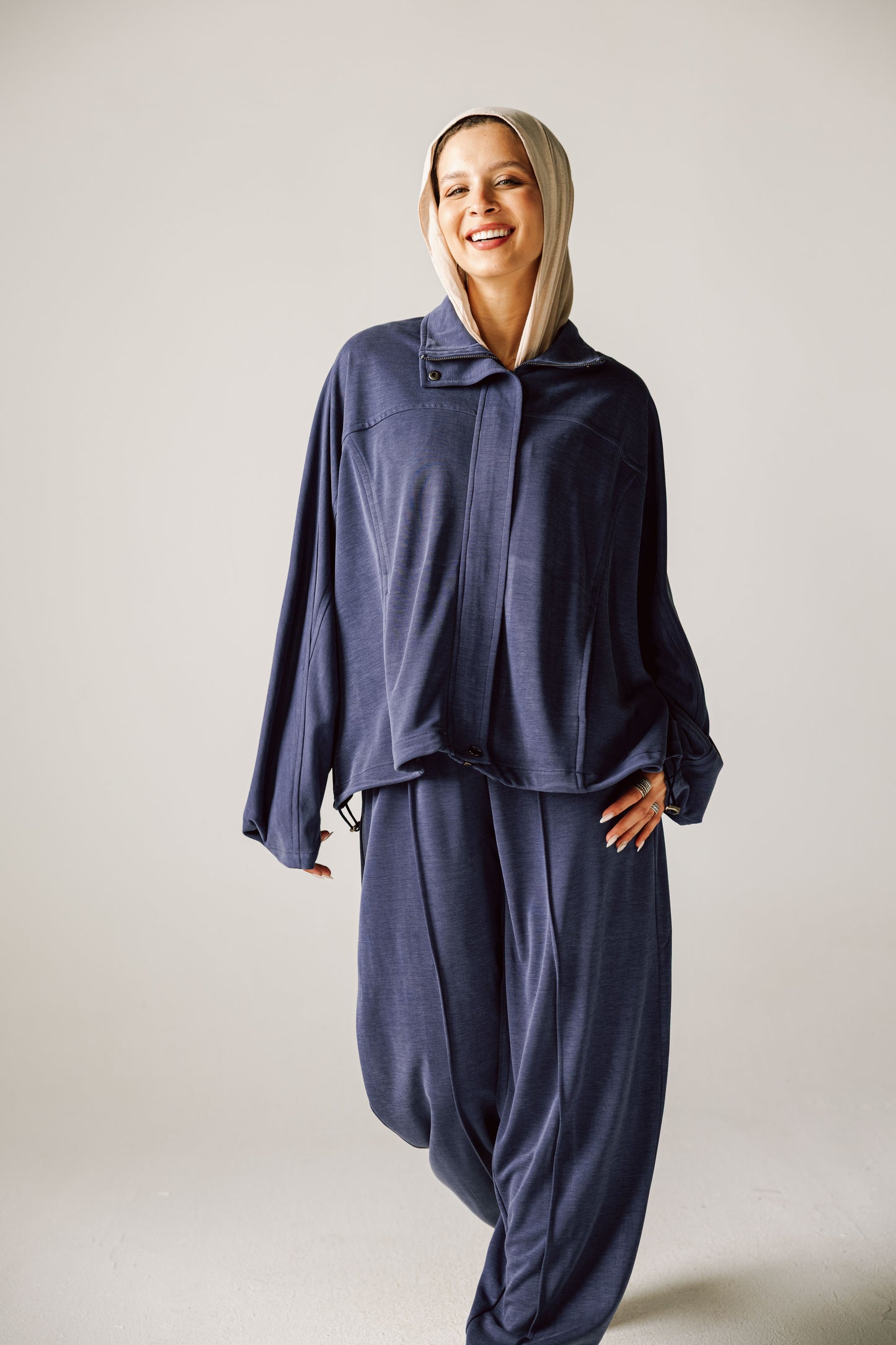 Essential Cotton set In Navy