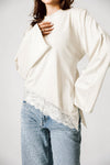 Everyday lace Top in white