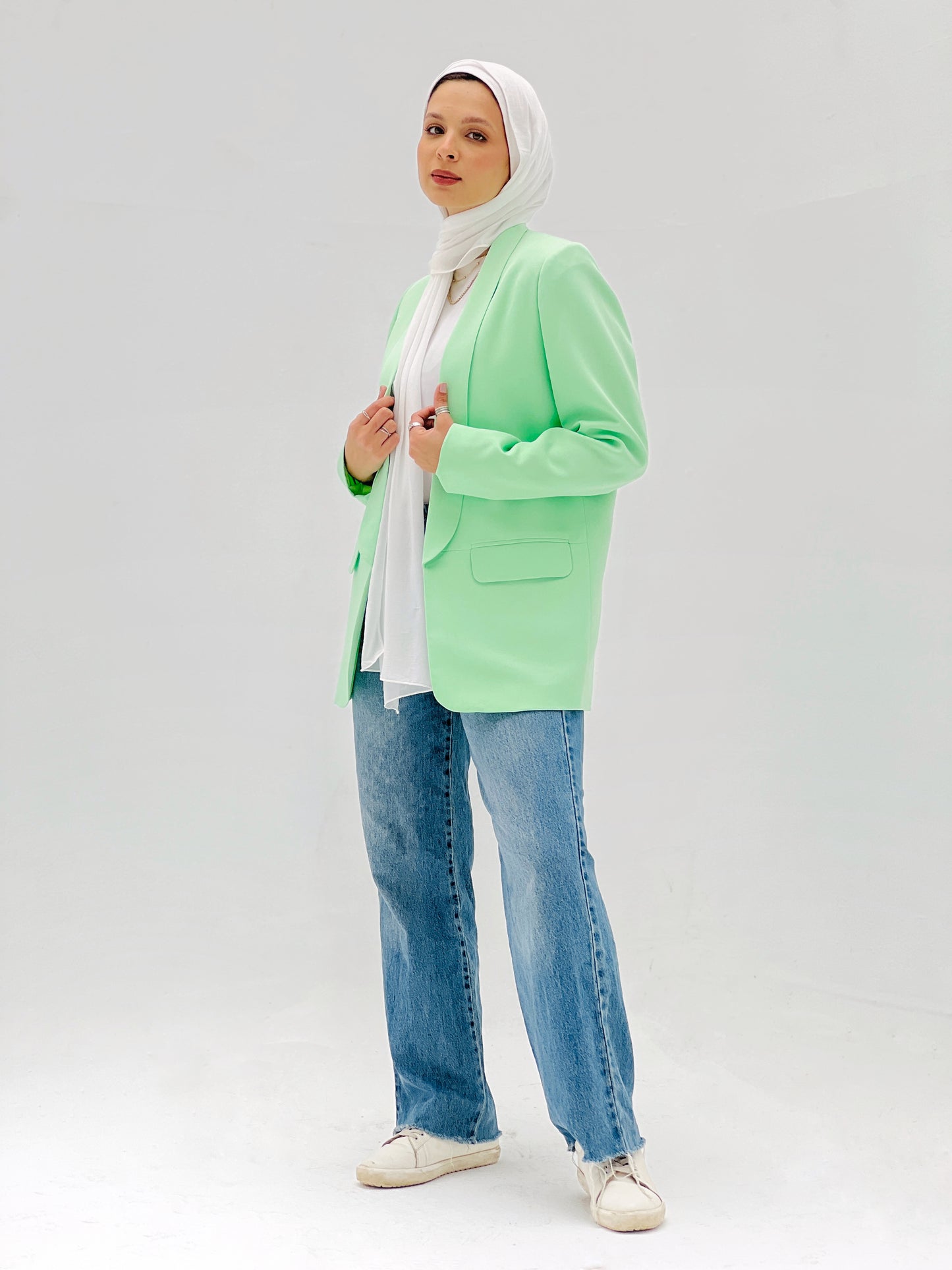 Appel green  short blazer